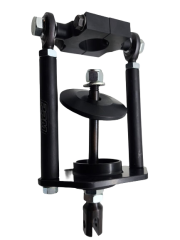 Sixth Coil, 1.5 in tube, Aluminum, Black, Accepts 2.5 in ID Spring, 3/8 in clevis hole, Spring not included, Each
