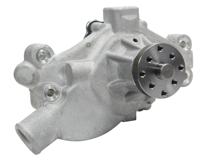 Water Pump, Mechanical, 3/4in. Pilot, Short Design, Aluminum, Natural, Small Block Chevy, Each. - PPM626-5585