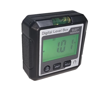 Digital Level Angle Gauge Meter Electronic Protractor Inclinometer With Magnetic LCD Precision Level Box, 2.25" x 2.25" x 1" - PPMDL-133