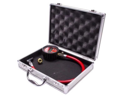 Tire Pressure Gauge, Pro Digital, Backlight, 0-125 psi, Digital, 2-1/2 in Diameter, Red Face, 1/2 lb Increments, Silver Case, Each - LON52-53028
