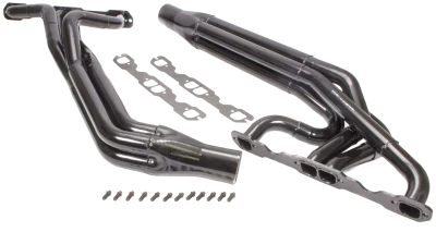 Headers, 1-5/8in. Tube Diameter, 3in. Collector, 26in. to Inside of Collector, GM 602 Crate, Includes Gaskets, Steel, Set. (Fits NON TWISTED Longhorn) - SCH181-606LGCM2