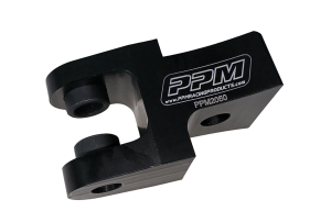 Shock Mount, Drop Mount, Bolt-On, 2 in Drop, Aluminum, Black Anodized, Bushing, Each