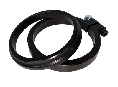 Ring, Retaining, 2600 Series, 3 in ID, 2 piece, Aluminum, Black Anodized, Each - PPM2671