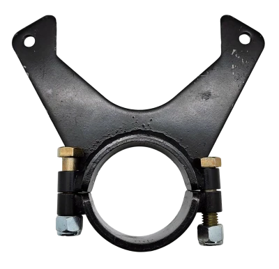 Brake Caliper Bracket, Rear, Clamp-On, 3 in OD Axle Tube, Steel, Black Paint, Big GM Caliper, Each - PPM1530GM