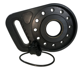 Pinion Mount, Bolt-On, 8 Position, Aluminum, Black Anodized, Quick Change, Climber Kit XR1.2