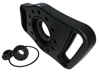 Pinion Mount, Climber, Double Radius (includes-seal, oring, bung & threaded bung). Aluminum, Black Anodized - PPM0430