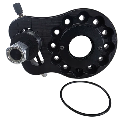 Pinion Mount, Single Sided, Threaded Adjuster, Aluminum, Black, Each. - PPM0450