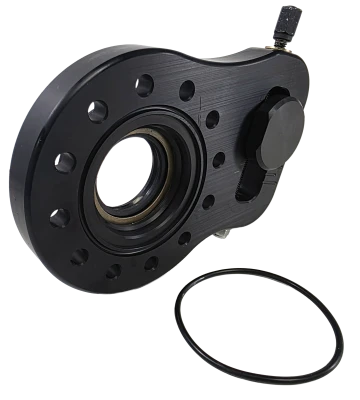 Pinion Mount, Single Sided, Threaded Adjuster, Aluminum, Black, Each. - PPM0450