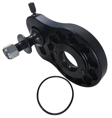 Pinion Mount, Single Sided, Threaded Adjuster, Aluminum, Black, Each. - PPM0450