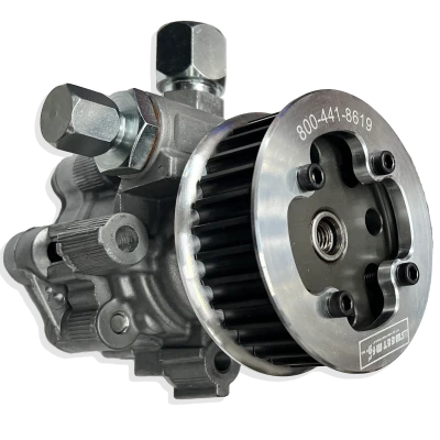 Power Steering Pump, 3 gpm, 1700 psi, Aluminum, Natural, Each - SWE305-80839