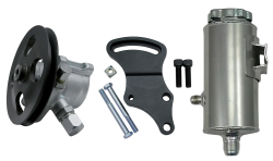 Power Steering Pump Kit, GM Type 2, 3 gpm, 1000 psi, Block Mount / Tank / V-Belt Pulley Included, Small Block Chevy