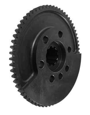Flywheel, 65 Tooth, 4.5 lb, HTD Pulley, Steel, Brinn Transmission, 1-Piece Seal, Chevy V8, Each. - BRI79130