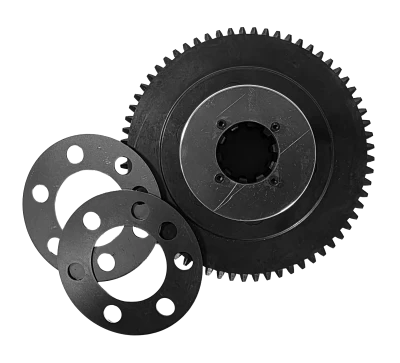 Flywheel, 65 Tooth, 4.5 lb, HTD Pulley, Steel, Brinn Transmission, 1-Piece Seal, Chevy V8, Each. - BRI79130