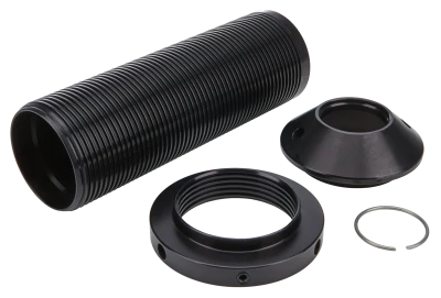 Coil-Over Kit, 2.500 in ID Spring, 2.000 in Smooth Body Shock, 7 in Sleeve, Aluminum, Black Anodized, Fox Shocks, Kit - PPMS-CK64130