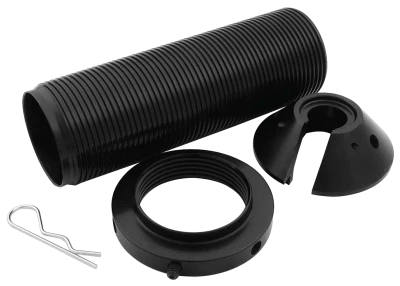 Coil-Over Kit, 2.500 in ID Spring, for 2.000 in Smooth Body Shock, 7 in Sleeve, Aluminum, Black Anodized, Bilstein Shocks - PPMS-CK64143