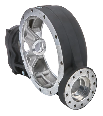 Center Section, Casing, Aluminum, 10 in, CT, 6 Bolt Cover, Permanent Mold, Each - WIN13251