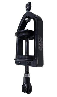 Sixth Coil, Fits 2.5in. I.D. by 4in. Tall Spring, Rod End Top, Clevis Bottom, Includes Top and Bottom Spring Cup, Aluminum, Black, Each. - PPM0265