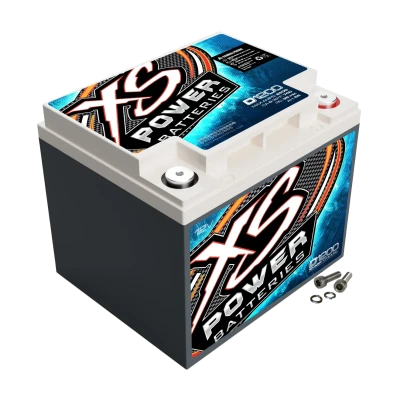 Battery, D Series, AGM, 12V, 740 Cranking amps, Threaded Terminals, Top Terminals, 7.8 in L x 6.69 in H x 6.54 in W, Each - XS-D1200