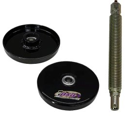 6in. Quick Release Jack Bolt and OD Cup Kit, Fits 5in. Springs, Black, Steel.
