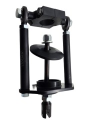 Sixth Coil, 1.5 in tube, Aluminum, Black, Accepts 2.5 in ID Spring, 3/8 in clevis hole, Spring not included, Each