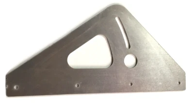 Spoiler Bracket, 11 in Tall, Slotted, Aluminum, Natural, 12 in Tall Spoilers, .060, Each - PPM7012