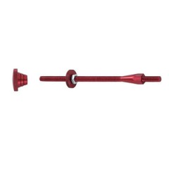 Air Cleaner Stud, 5/16-18 in Thread, 7.000 in Long, Aluminum, Red Anodized, Kit