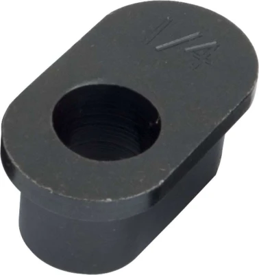 Allstar Adjustable Centerlink Insert, 1/4in. Offset, 1.500 in/ft Taper, Steel, Black Paint, Each. - ALL56337