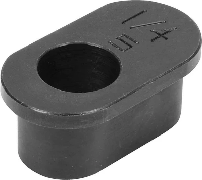 Allstar Adjustable Centerlink Insert, 1/4in. Offset, Straight Through, Steel, Black Paint, Each. - ALL57337