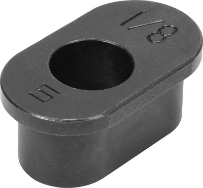 Allstar Adjustable Centerlink Insert, 1/8in. Offset, Straight Through, Steel, Black Paint, Each. - ALL57336