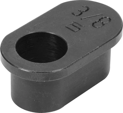 Allstar Adjustable Centerlink Insert, 3/8in. Offset, Straight Through, Steel, Black Paint, Each. - ALL57338
