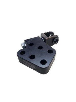 Shock Mount, Aluminum, 7/16 in holes, 1/2, 1, 1-1/2 in adjustment, Clevis, Each - PPM2042RT