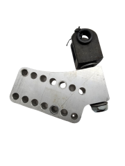 Shock Mount, Aluminum, 5/16 in holes, (5) 1/2 in adjustments, Extra Drop, Clevis, Each