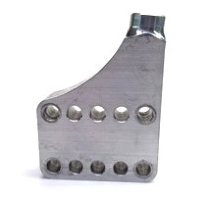 Shock Mount, Aluminum, 5/16 in holes, 1/2 in adjustment, Angled - PPM2042-A