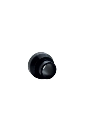 Bushing, Step, Aluminum, 5/8 in to 1/2 in, 7/16 in spacing, Black Anodized, Birdcage Bushing, Each - PPM2664