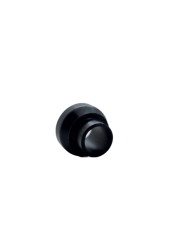 Rod End Reducer Spacer, Aluminum, 5/8 in to 1/2 in, 7/16 in spacing, Black Anodized, Birdcage Bushing, Each
