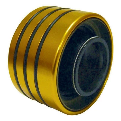 Axle Tube Seal, Inner, O-Ring, 2.525in. OD, 1.19in. ID., 1.625in. Thick, Aluminum, Gold Anodized, 2.500in. ID Aluminum Axle Tube, Each. (Fits Standard Wide 5 Axle Tubes.) - WIN2842