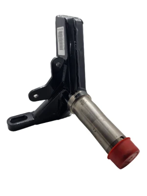 Spindle, Late Model, Barry Wright, 3.5/1.25, Front Brake, Driver Side, Steel, Black Powder Coated, GM-K6141, Slotted Tie Rod, Each - PPMBW161