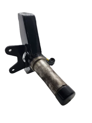 Spindle, Late Model, Barry Wright, 3.5/1.25, Front Brake, Passenger Side, Steel, Black Powder Coated, GM-K6141, Each - PPMBW261