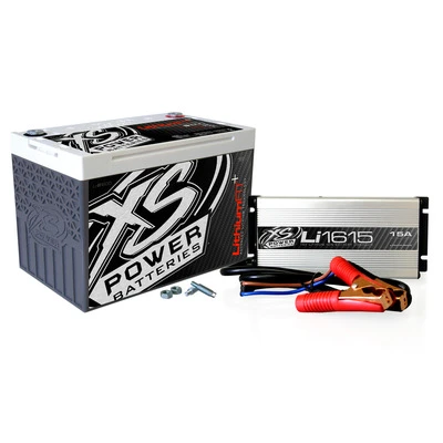 Battery, LI Series, 16V, 1080 Cranking amp, Top Post Screw-In Terminals, 8.5 in L x 2.625 in H x 3.5 in W, HF1615 charger - XS-LiS1600CK