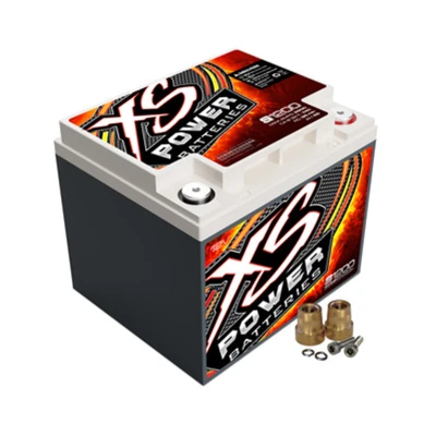 Battery, S Series, AGM, 12V, 725 Cranking amp, Threaded Terminals, Top Terminals, 7.97 in L x 6.75 in H x 6.69 in W, 34.25# - XS-S1200