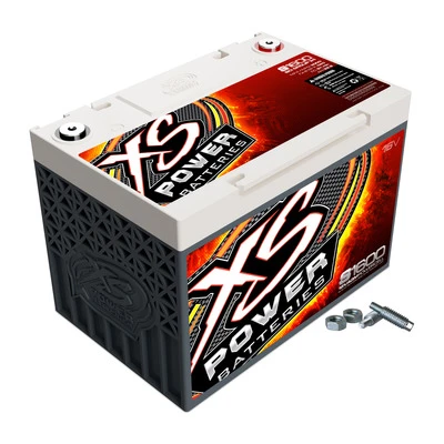 Battery, S Series, AGM, 16V, 500 Cranking amp, Threaded Terminals, Top Terminals, Studs Included, 10.24 in L x 7.20 in H x 6.75 in W, 30.95# - XS-S1600