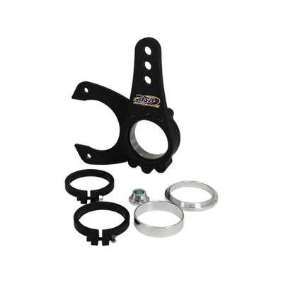 Brake Caliper Bracket, Rear, Driver / Passenger Side, Floater, 3 in OD Axle Tube, Steel, Black Powder Coat, GM Metric Caliper, Kit. - BSB7070