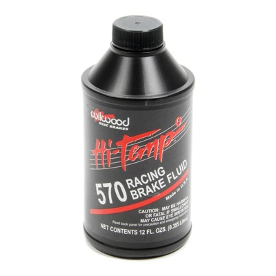 Brake Fluid, 570 Hi-Temp Racing, DOT 3, 12 oz Bottle, Each. - WIL0570