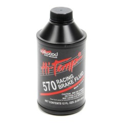 Brake Fluid, 570 Hi-Temp Racing, DOT 3, 12 oz Bottle, Each.