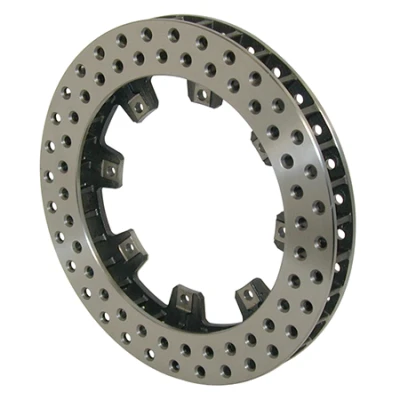 Brake Rotor, Drilled, 11.750in. OD., 1.250in. Thick, 8 x 7.000in. Bolt Pattern, Iron, Natural, Each. - WIN6608GML