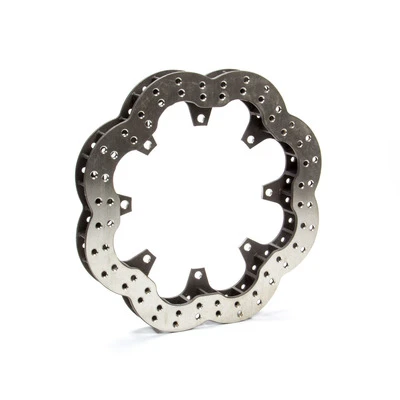Brake Rotor, Super Alloy, Scalloped, 11.750 in OD, 1.250 in Thick, 8 x 7.000 in Bolt Pattern, Steel, Natural, Each - WIL160-12041