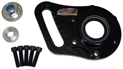 BSB Climber Pinion Mount, Comes with Seal and Hardware, 1/2 in. Thick, Steel, Black. - BSB7048