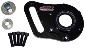 BSB Climber Pinion Mount, Comes with Seal and Hardware, 1/2 in. Thick, Steel, Black.