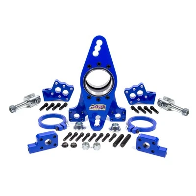 BSB XD Steel Bearing Birdcage Kit, With 2 Standard BSB7011 Shock Mounts, Left Side, Blue Powercoat, Steel. - BSB8370-L