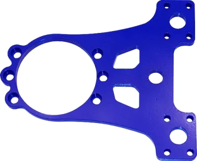 BSB8370 Series Steel Birdcage Replacement Shock Plate, 1/2 in. Thick, Blue Powdercoat, Steel. - BSB8370-2